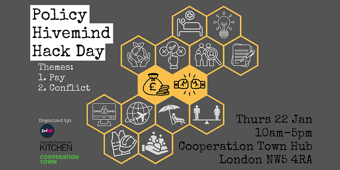 Policy Hive Mind Hack Day EB banner