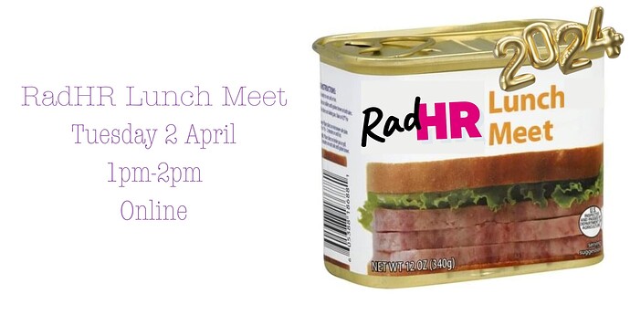Lunch Meets #7 - Tues 2 April